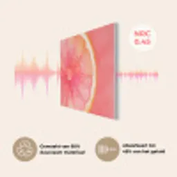 Grapefruit - Roze - Levendig PET vilt klein -USP_NL