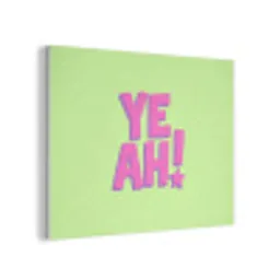 Groen - Neon - Quote PET vilt klein -3d