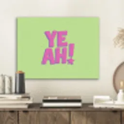 Groen - Neon - Quote PET vilt klein -sfeer1