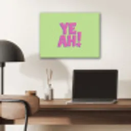 Groen - Neon - Quote PET vilt klein -sfeer5