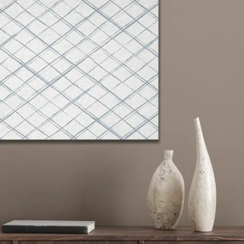 Raster - Blauw - Patroon PET vilt klein 837 -sfeer6_closeup