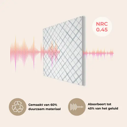Raster - Blauw - Patroon PET vilt klein 837 -USP_NL