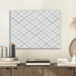Raster - Blauw - Patroon PET vilt klein 837 -sfeer1