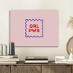 Grl pwr - Roze - Kader PET vilt klein -sfeer1