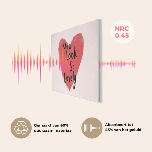 Hart - Rood - Valentijn PET vilt klein -USP_NL