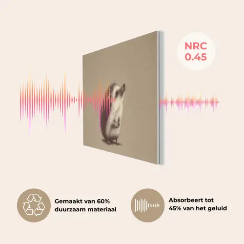 Egel - Snuitje - Bruin - Stekels PET vilt klein -USP_NL