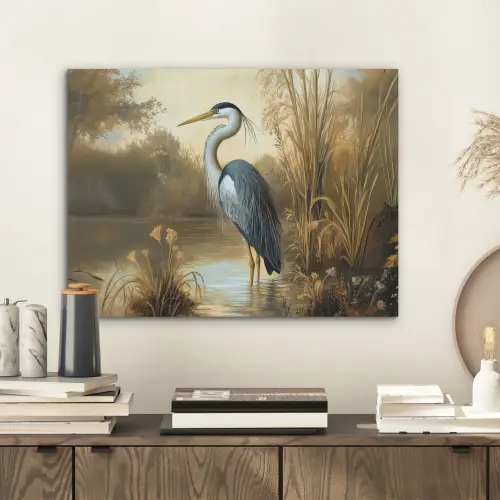 Reiger - Water - Planten PET vilt klein -sfeer1