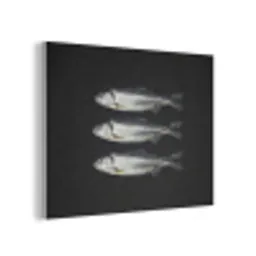 Haring - Vissen - Zwart PET vilt klein -3d