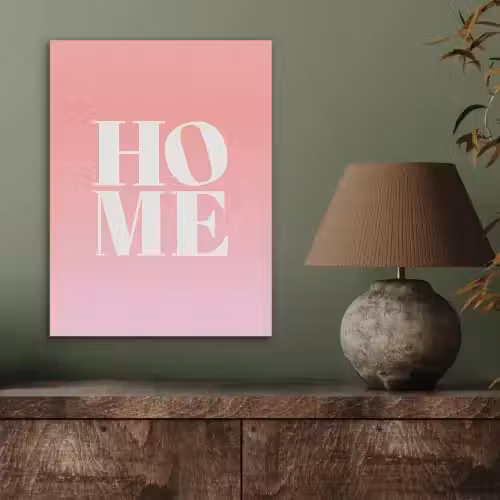 Home - Letters - Groot - Roze PET vilt klein -sfeer2