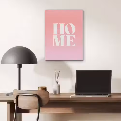 Home - Letters - Groot - Roze PET vilt klein -sfeer5