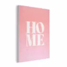 Home - Letters - Groot - Roze PET vilt klein -3d