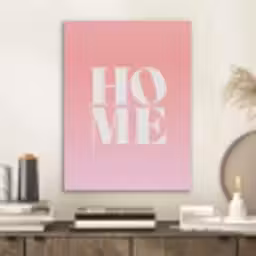 Home - Letters - Groot - Roze PET vilt klein -sfeer1