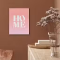 Home - Letters - Groot - Roze PET vilt klein -sfeer4