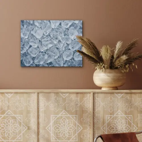 Ijsblokjes - Water - Blauw PET vilt klein -sfeer4