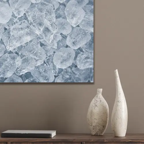 Ijsblokjes - Water - Blauw PET vilt klein -sfeer6_closeup
