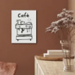 Illustratie - Café - Koffiemachine - Kopjes PET vilt klein -sfeer4