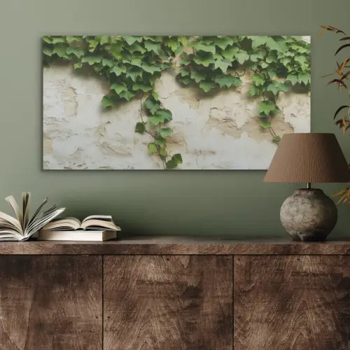 Klimop - Muur - Groen PET vilt middel -sfeer2