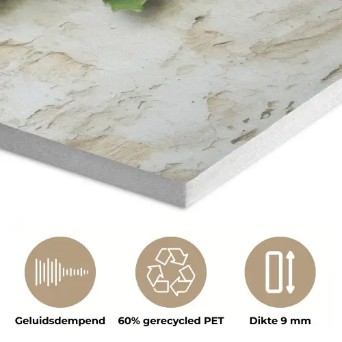Klimop - Muur - Groen PET vilt middel -closeup_NL
