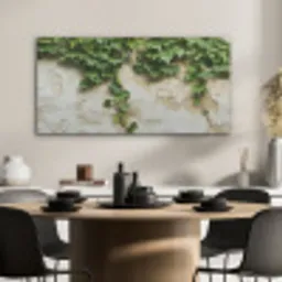 Klimop - Muur - Groen PET vilt middel -sfeer1