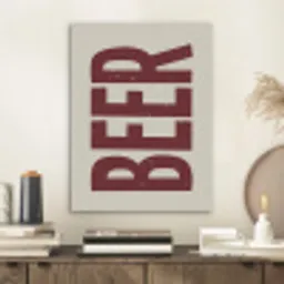 Japandi - Beer - Red - Retro PET vilt klein -sfeer1