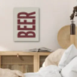 Japandi - Beer - Red - Retro PET vilt klein -sfeer3