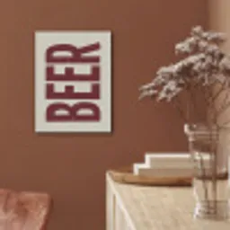 Japandi - Beer - Red - Retro PET vilt klein -sfeer4