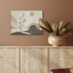 Japandi - Landschap - Beige PET vilt klein -sfeer4