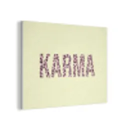 Karma - Luipaardprint - Geel PET vilt klein -3d