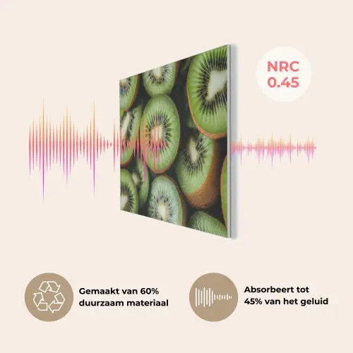 Kiwi - Fruit - Groen PET vilt klein -USP_NL