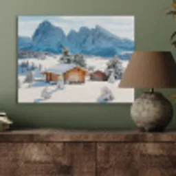 Landschap - Winter - Sneeuw PET vilt klein -sfeer2