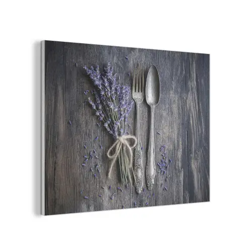 Lavendel - Lepel - Vork PET vilt klein -3d