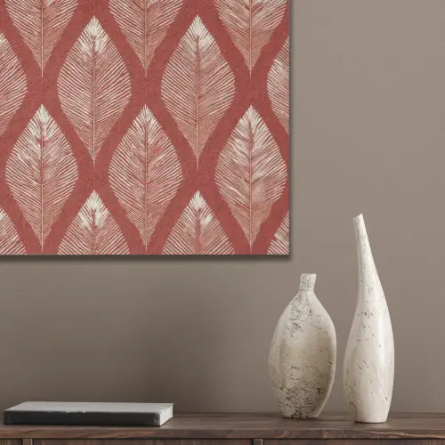 Bladeren - Rood - Elegant PET vilt klein -sfeer6_closeup