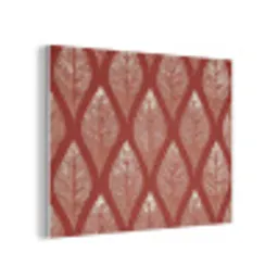 Bladeren - Rood - Elegant PET vilt klein -3d