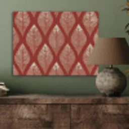 Bladeren - Rood - Elegant PET vilt klein -sfeer2