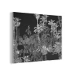 Bladeren -  Inductie beschermer - Bomen - Inductie mat - Jungle PET vilt klein -3d