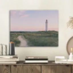 Vuurtoren - Duinlandschap - Zee PET vilt klein -sfeer1