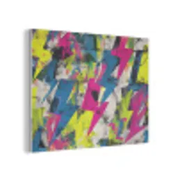 Bliksemschichten - Patroon - Marmer - Kleuren PET vilt klein -3d