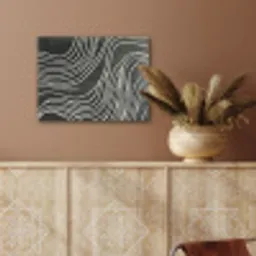 Lijnen - Patroon - Abstract - Wit PET vilt klein -sfeer4