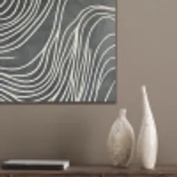 Lijnen - Patroon - Abstract - Wit PET vilt klein -sfeer6_closeup