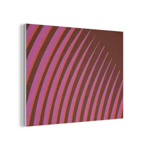 Lijnen - Rood - Beweging PET vilt klein -3d