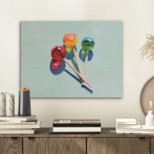 Lollys - Schaduw - Drie - Blauw PET vilt klein -sfeer1