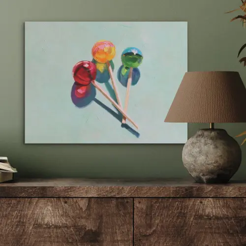 Lollys - Schaduw - Drie - Blauw PET vilt klein -sfeer2
