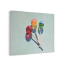 Lollys - Schaduw - Drie - Blauw PET vilt klein -3d