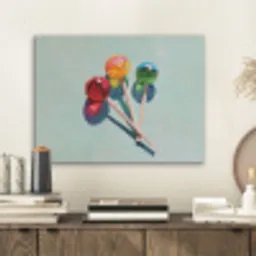 Lollys - Schaduw - Drie - Blauw PET vilt klein -sfeer1