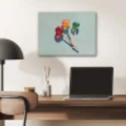 Lollys - Schaduw - Drie - Blauw PET vilt klein -sfeer5
