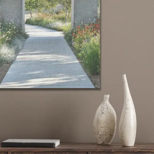Doorkijk - Pad - Beton - Landschap PET vilt klein -sfeer6_closeup