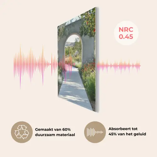 Doorkijk - Pad - Beton - Landschap PET vilt klein -USP_NL