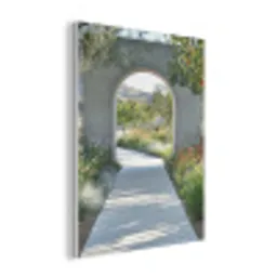 Doorkijk - Pad - Beton - Landschap PET vilt klein -3d