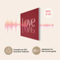 Love - Spiegeling - Rood PET vilt klein -USP_NL