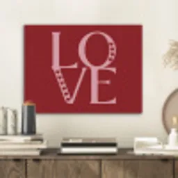 Love - Rood - Hatjes PET vilt klein -sfeer1
